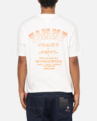 Tommy Jeans Arch Western Backprint T-Shirt Ancient White