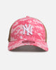 New Era New York Yankees 'Digi Camo' 9FORTY A-Frame Trucker Snapback Pink/White