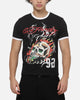 Ed Hardy Flame Skull Ringer T-Shirt Black