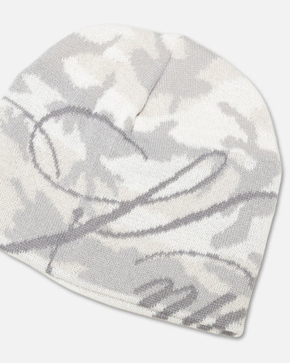 Mitchell & Ness New York Knicks Snow Camo Skull Beanie Snow Camo