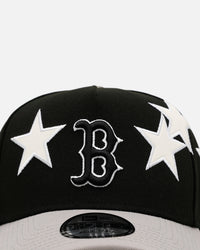 New Era Boston Red Sox 'Stars' 9FORTY A-Frame Snapback Black/Grey