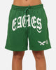 Mitchell & Ness Philadelphia Eagles Arch Script Shorts Green
