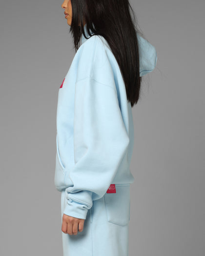Loiter Hybrid Hoodie Light Blue