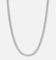 Saint Morta 4.3mm Smooth Cut Cuban Chain White Gold