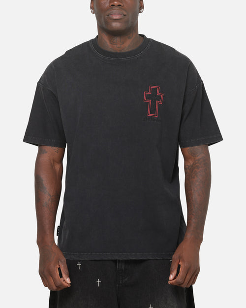 Saint Morta Requiem Boxy T-Shirt Washed Black