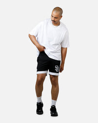 New Era San Diego Padres Sport Class Shorts Black/White