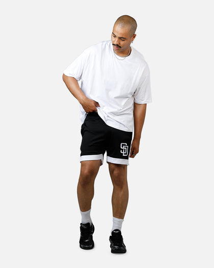New Era San Diego Padres Sport Class Shorts Black/White