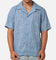 XXIII Sheer Daisy Button Up Shirt Floral Blue