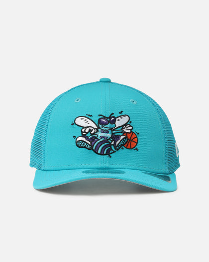 New Era Charlotte Hornets 'HWC' 9SEVENTY Trucker Stretch Snapback Turquoise