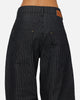 Carre Lockout Pinstripe Baggy Pants Navy Pinstripe