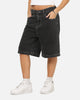 X-Large 91 Star Bull Denim Shorts Washed Black