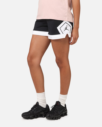 Jordan Women's 4" Diamond Shorts Black/White/White