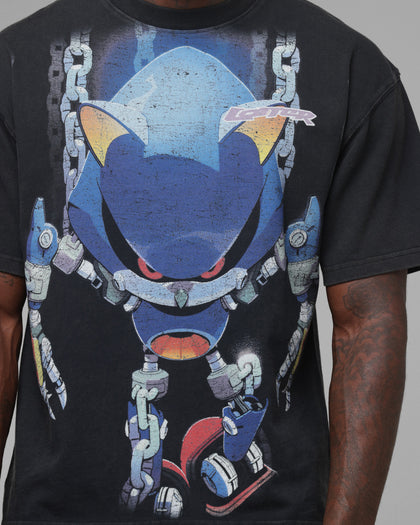 Loiter Loiter x Sonic Metal Sonic Vintage T-Shirt Black