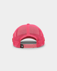 Playboy By CK Glow Up Trucker Snapback Pink/White