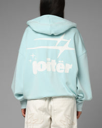 Loiter Cloud 9 Zip Hoodie Light Blue