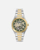Aston Martin TKS Case Bertelli Green Dial Two-Tone Bracelet Watch Silver/Gold/Green