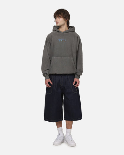 XXIII Rose Hoodie Washed Charcoal/Blue