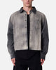 MNML Spray Denim Long Sleeve Shirt Washed Black