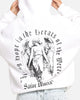 Saint Morta Weiry Hearts Boxy Hoodie White