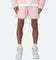 MNML Fuzzy Sweat Shorts Pink
