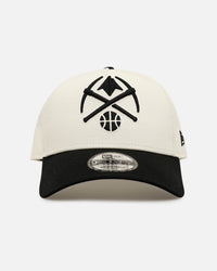 New Era Denver Nuggets 'Easy Chrome Black' 9FORTY A-Frame Snapback Chrome/Black