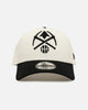 New Era Denver Nuggets 'Easy Chrome Black' 9FORTY A-Frame Snapback Chrome/Black