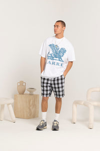 Carre Daily Shorts Black Plaid