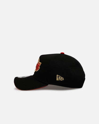 New Era Los Angeles Lakers 'Longevity' 9FORTY A-Frame Snapback Black/Red