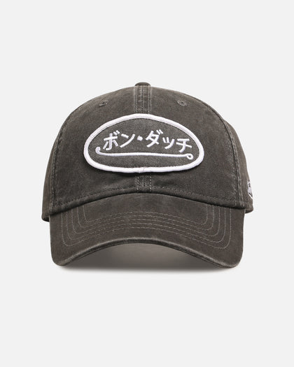 Von Dutch Japanese Script Dad Strapback Cap Washed Black