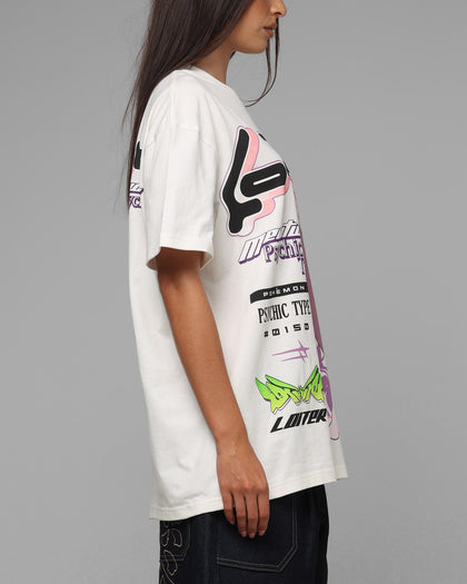 Pokémon By Loiter Mewtwo Heavyweight T-Shirt Off White