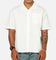 Saint Morta Raw Cut Twill Button Up Shirt Off White