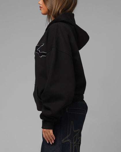Loiter Global Hoodie Black