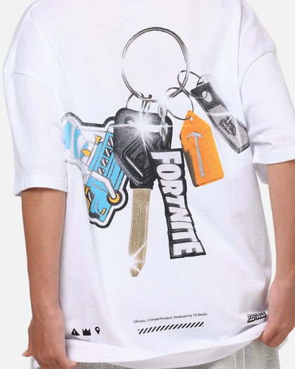 73Studio X Fortnite Thankyou Bus Driver T-Shirt White