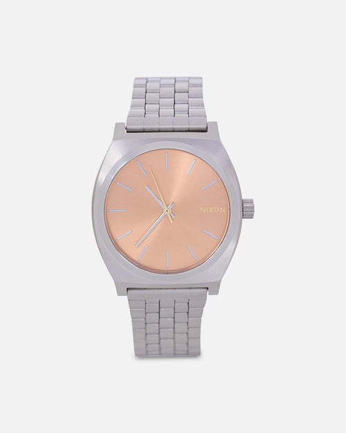 Nixon Time Teller Silver/Coral