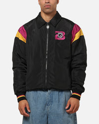 Bleacher Athletic Brisbane Broncos NRL Legacy Baseball Jacket Black