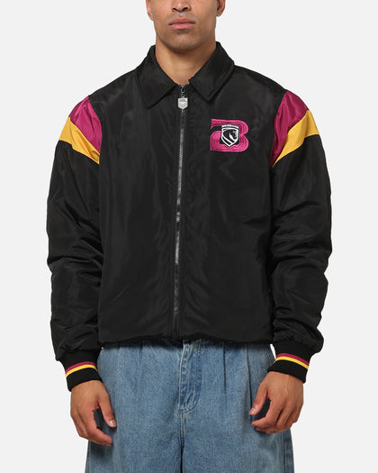 Bleacher Athletic Brisbane Broncos NRL Legacy Baseball Jacket Black