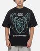 Saint Morta Wings Of Flight Boxy T-Shirt Washed Black