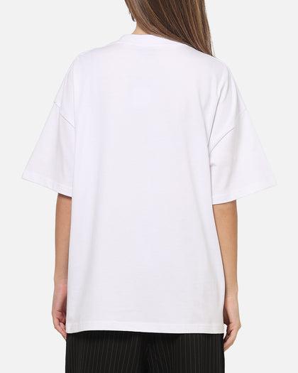 Carre Applique T-Shirt Solid White