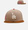 New Era Los Angeles Dodgers 'Root Beer Float' 59FIFTY Fitted Camel