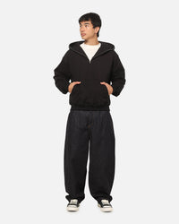 American Thrift Leisure Quarter Zip Hoodie Black