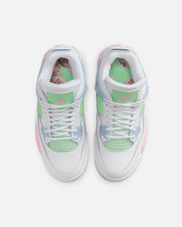 Jordan Kids' Air Jordan 4 Retro (GS) White/Medium Soft Pink