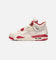 Jordan Women's Air Jordan 4 Retro "Pale Ivory and Tough Red" Pale Ivory