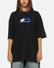 Carre Star Mark T-Shirt Black Acidwash