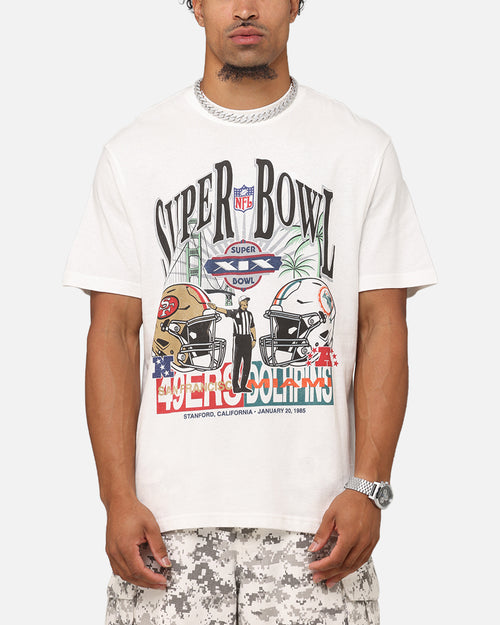 Mitchell & Ness Super Bowl XIX Match Up T-Shirt Vintage White