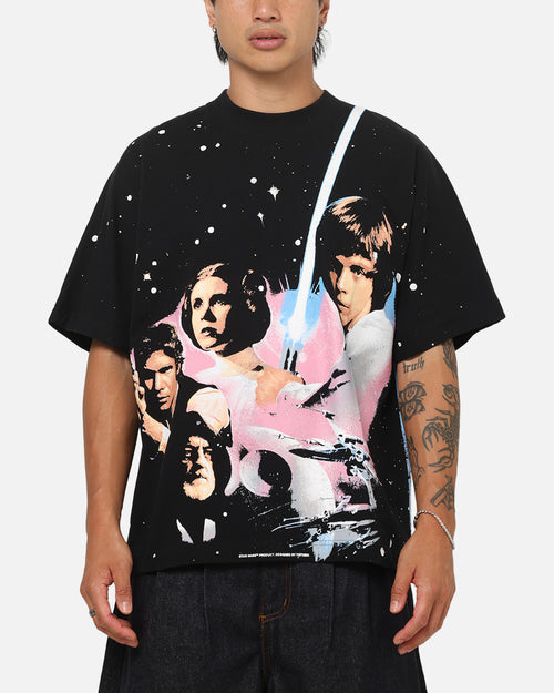 73Studio Star Wars '77 A New Hope All Print T-Shirt Black
