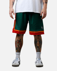 Mitchell & Ness Seattle SuperSonics 95-96' Swingman Shorts Green