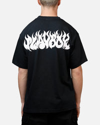 Playboy Flames 2.0 Boxy T-Shirt Black/White