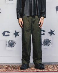 Carre Rally Panelled Nylon Joggers Khaki
