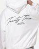 XXIII Script Hoodie White/Black