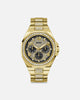 Guess Mainline Empire Crystal Bracelet Watch Gold